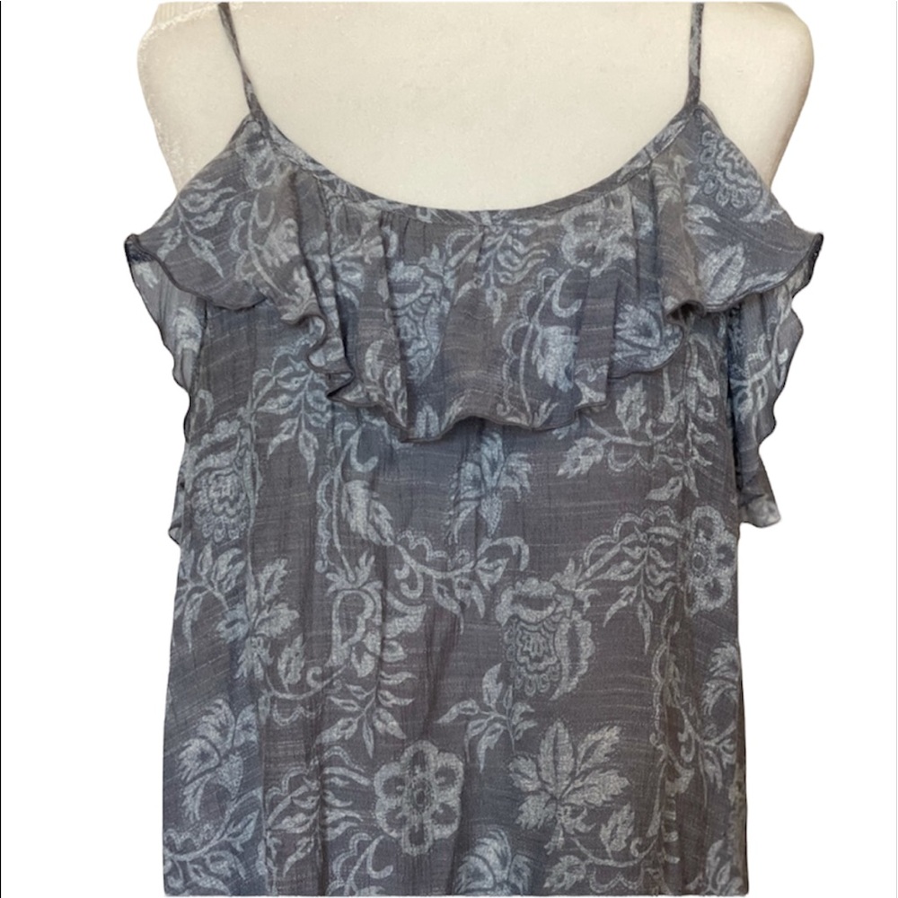 Anthropologie Sun and Shadow Open Shoulder Top